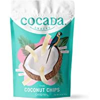 Los mejores  - Cocada Snacks - Chips de Coco Horneados | Snack 100% Natural | Gluten Free | Producto Vegano | Paquete de 40g